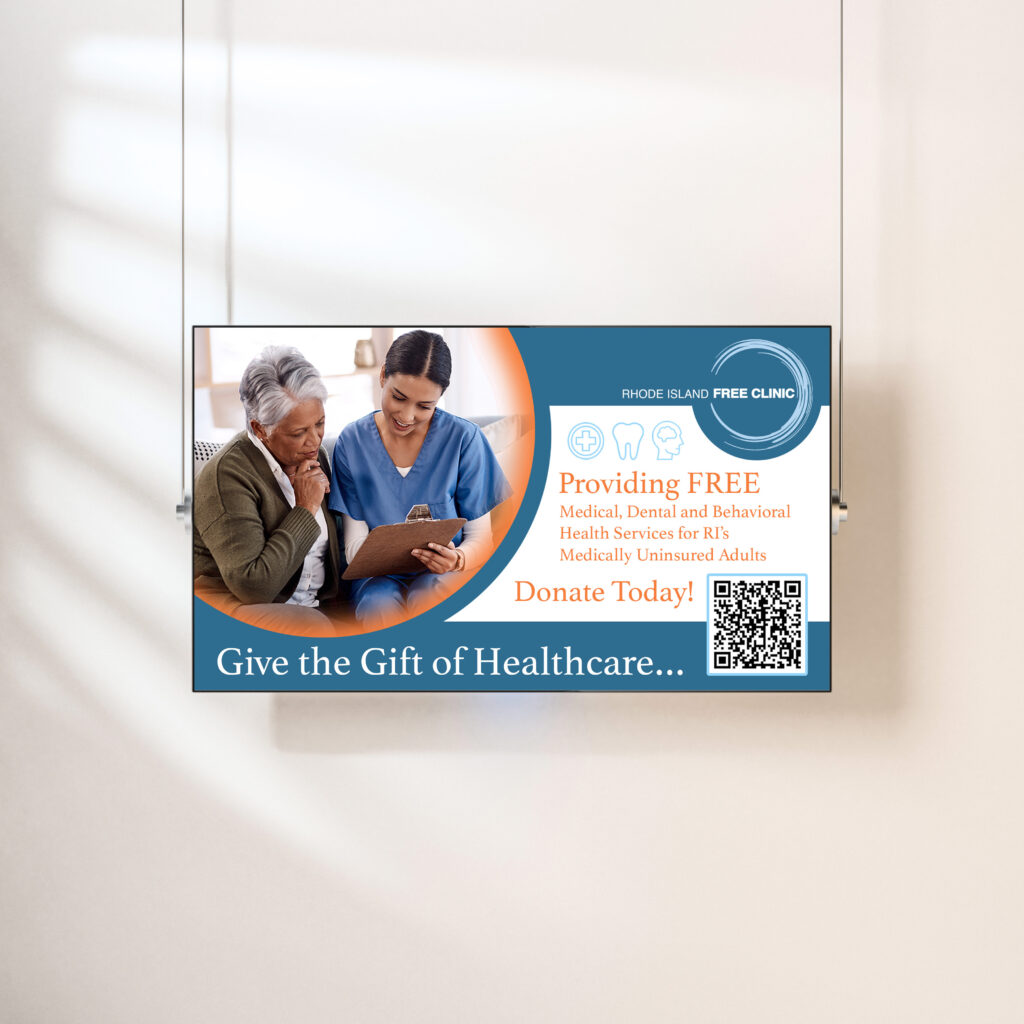 Free Clinic TV Mockup