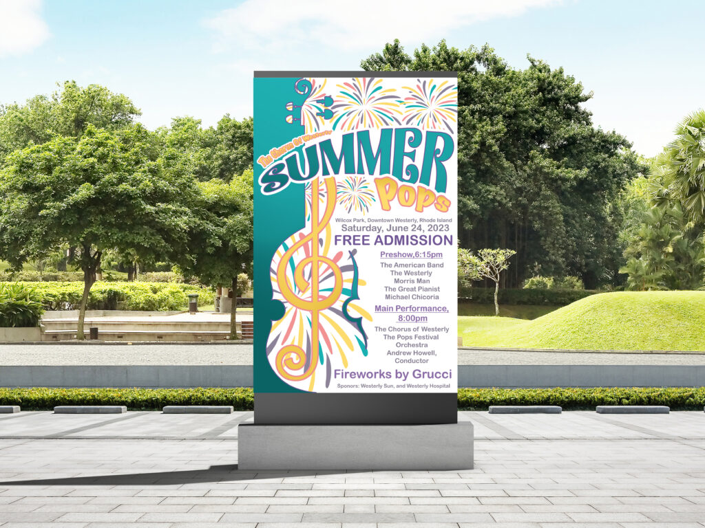 SummerPops Outdoor Signage Mockup