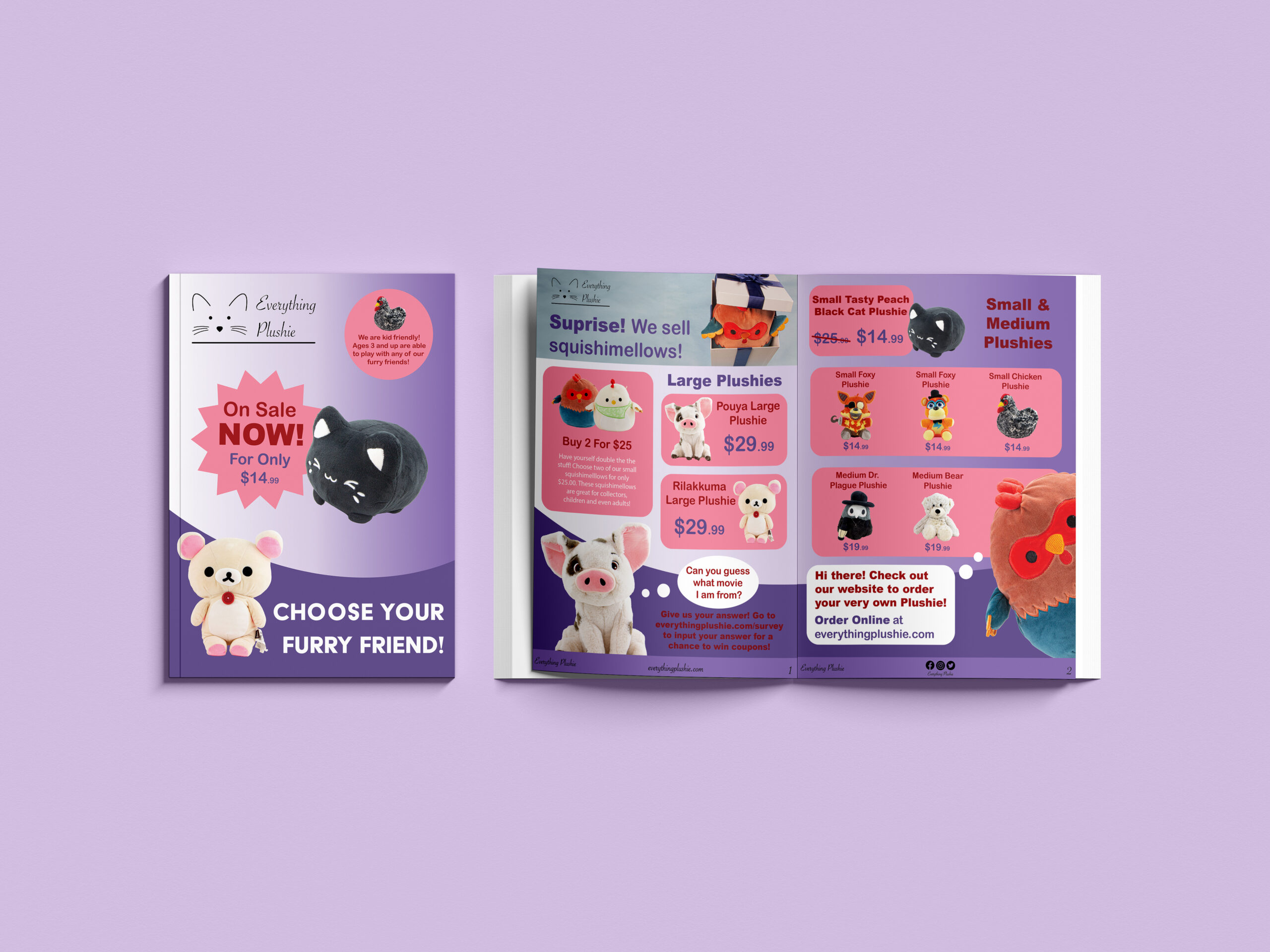 catalog mockup